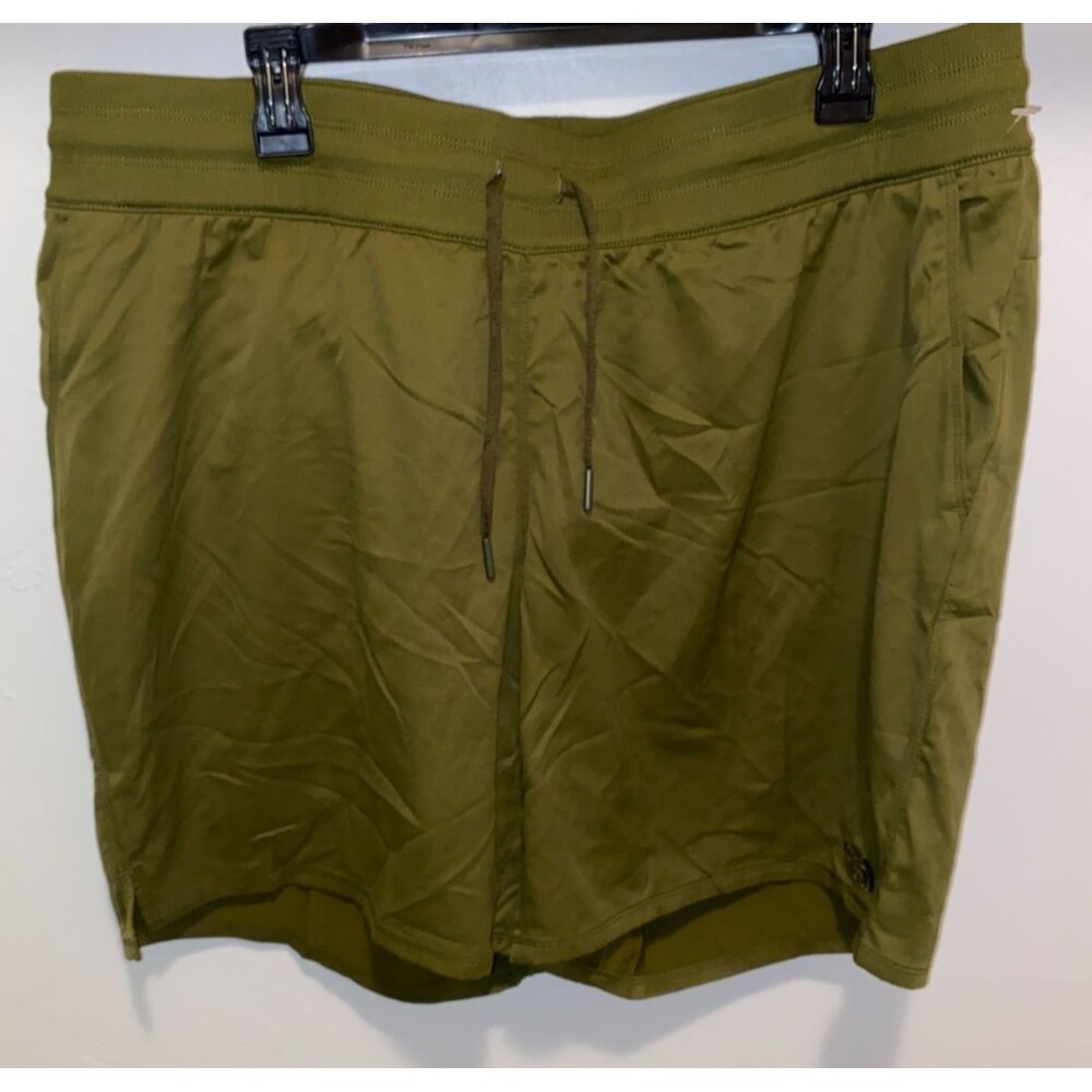 The North Face Pull-On Drawstring Shorts Forest Olive Green Womens XXL NWT